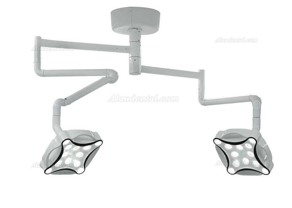 Micare JD1700 Double Head Ceiling-mouted Dental LED Surgical Lamp / Dental Operating Lamp